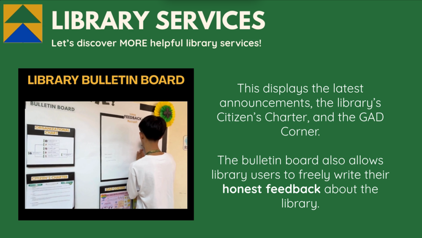  Library Information 9